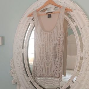 Silvery lace topsize sm